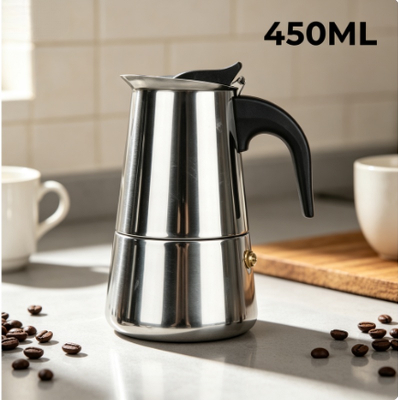 Home Cooking Appliances - Çok Kaplı Paslanmaz Çelik Moka Pot