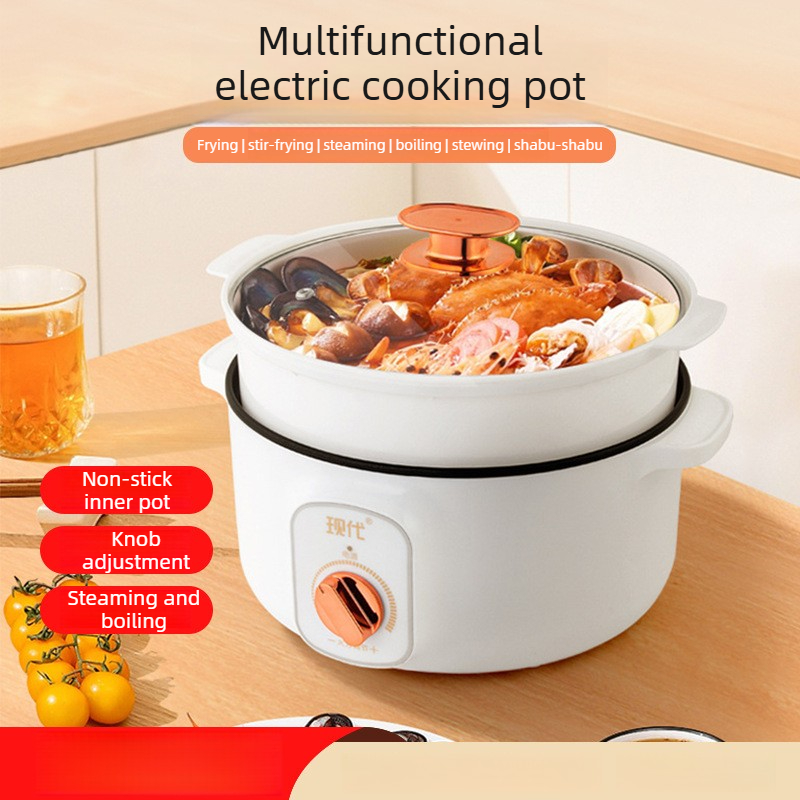 Home Cooking Appliances - Çok Fonksiyonlu Mini Elektrikli Sıcak Tencere