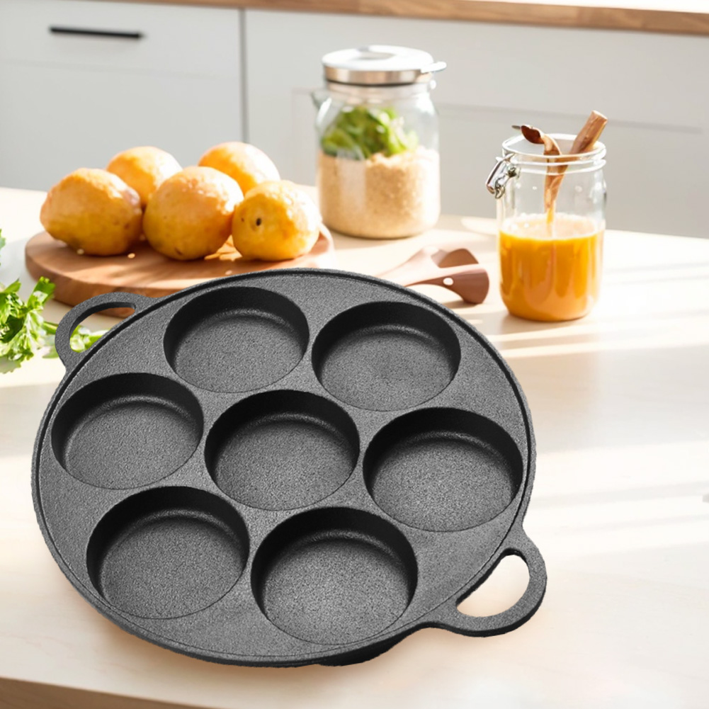 7 delikli kızartma tavası dökm - Dosa Pan Iron incelemesi ve fiyatı