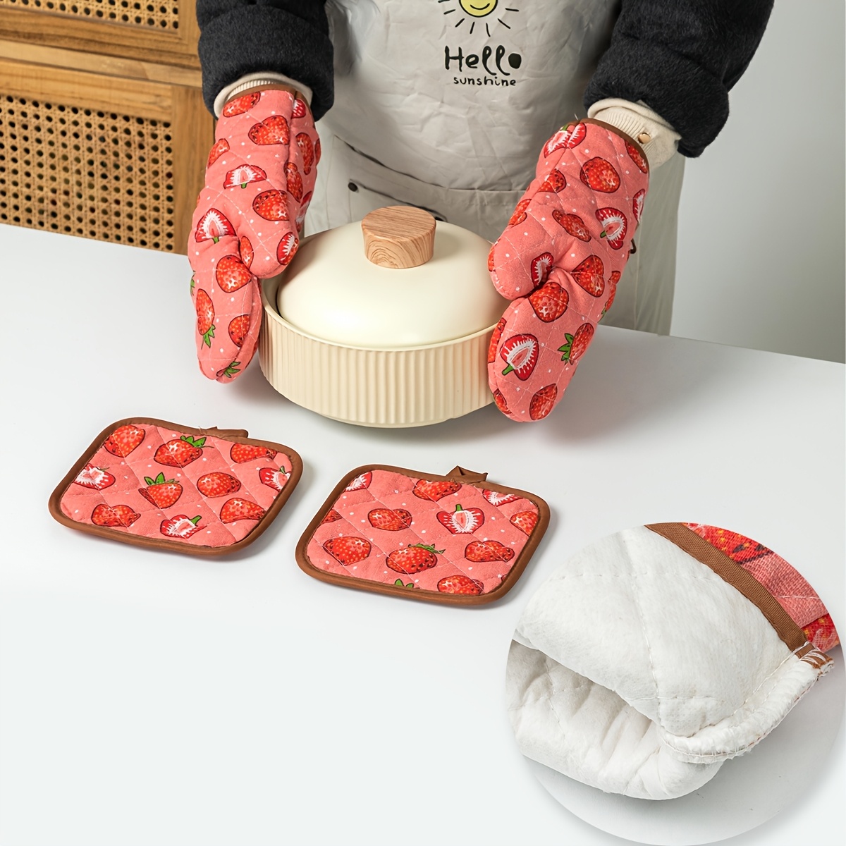 Çilek Desenli Günlük Ev Mutfak - Home Cooking Appliances incelemesi ve fiyatı