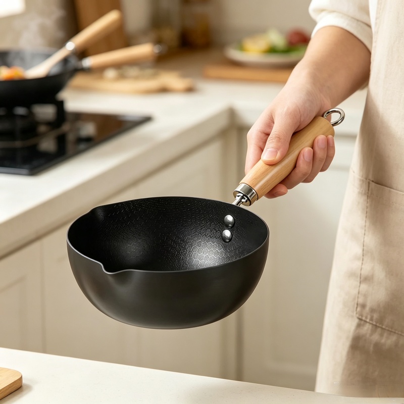 Kaplamasız Düz Tabanlı Wok Küç - Dosa Pan Iron incelemesi ve fiyatı
