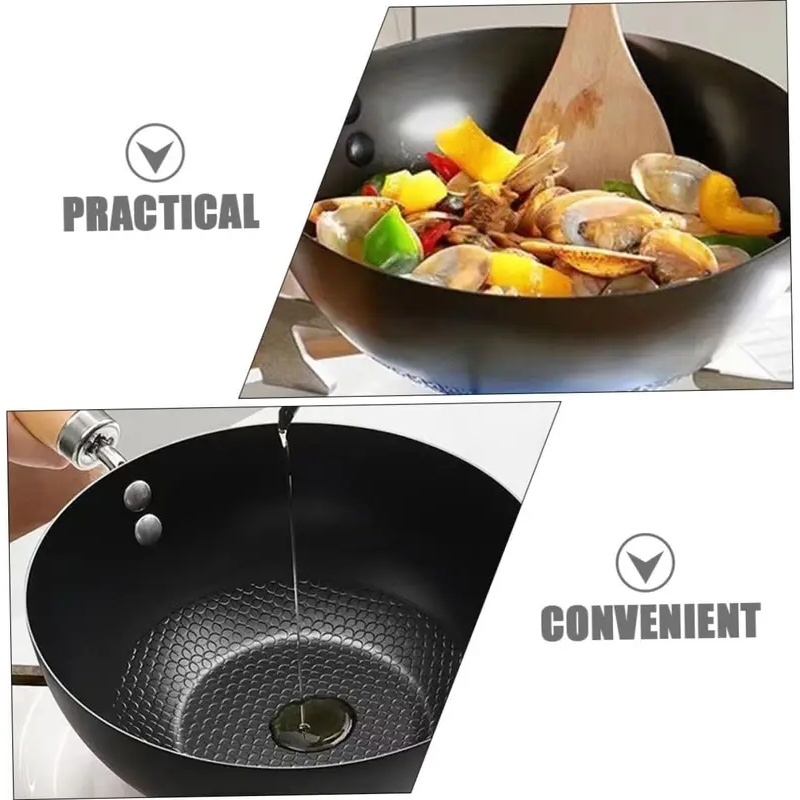 Kaplamasız Düz Tabanlı Wok Küç - Dosa Pan Iron incelemesi ve fiyatı