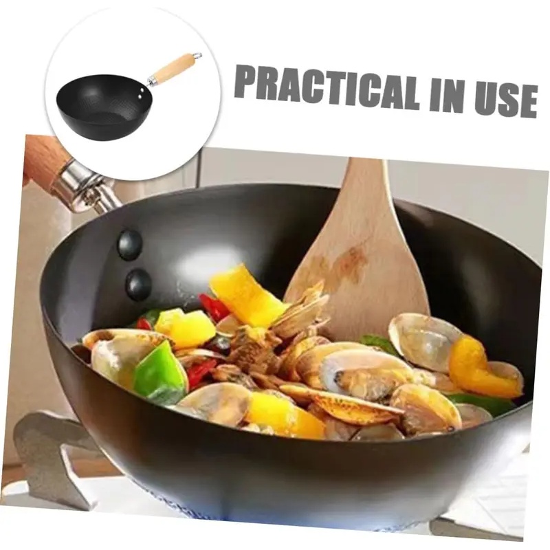 Kaplamasız Düz Tabanlı Wok Küç - Dosa Pan Iron incelemesi ve fiyatı
