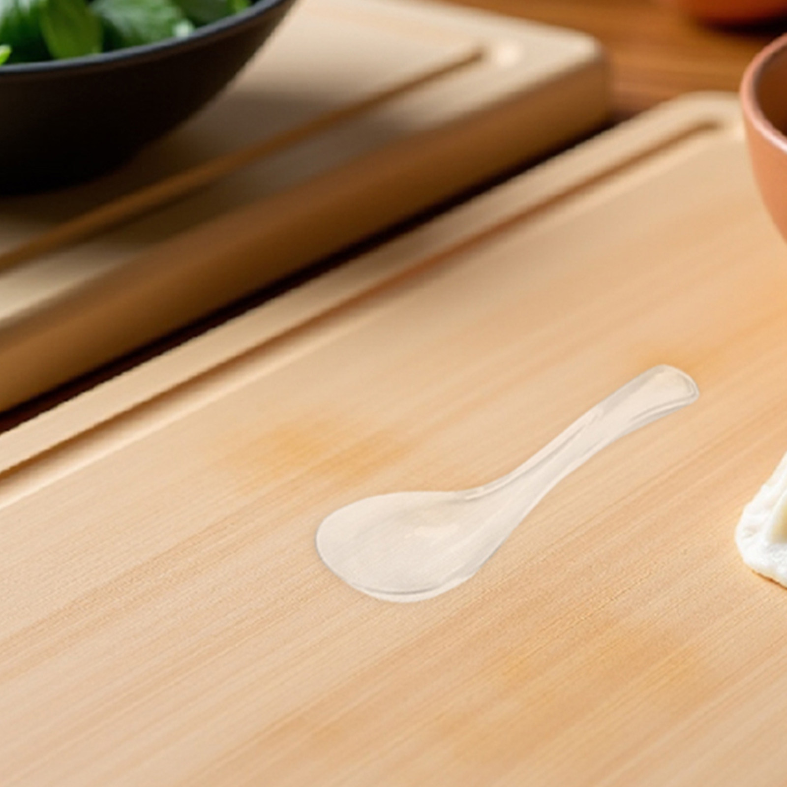 Şeffaf Asya Cam Kaşığı Pürüzsü - Home Cooking Asian incelemesi ve fiyatı